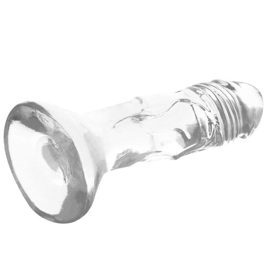 Dildo Transparent, X Ray - Clear Cock, Baza cu Ventuza Puternica, 12 CM x 2.6 CM